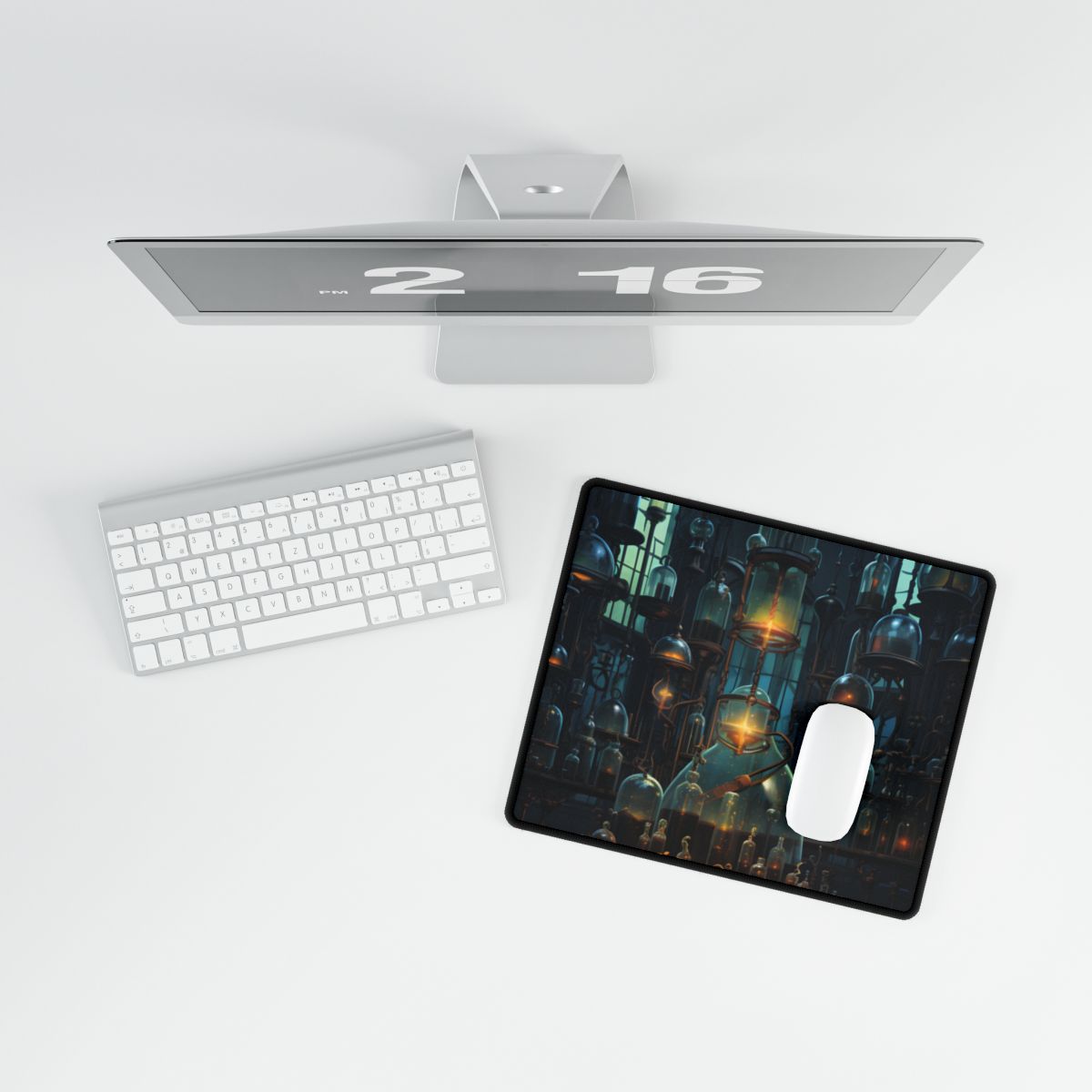 Mysterious Laboratory: A Showcase of Scientific Experiment - Desk Mat