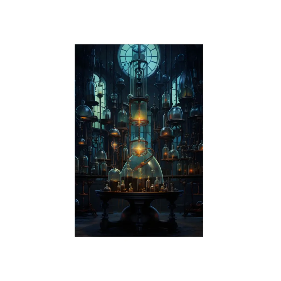 Mysterious Laboratory: A Showcase of Scientific Experiment - Metal Poster