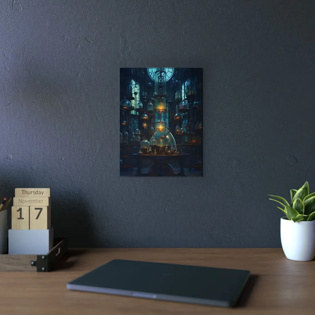 Mysterious Laboratory: A Showcase of Scientific Experiment - Metal Poster