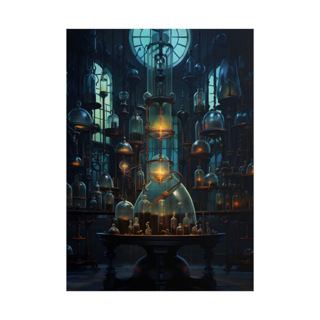 Mysterious Laboratory: A Showcase of Scientific Experiment - Poster