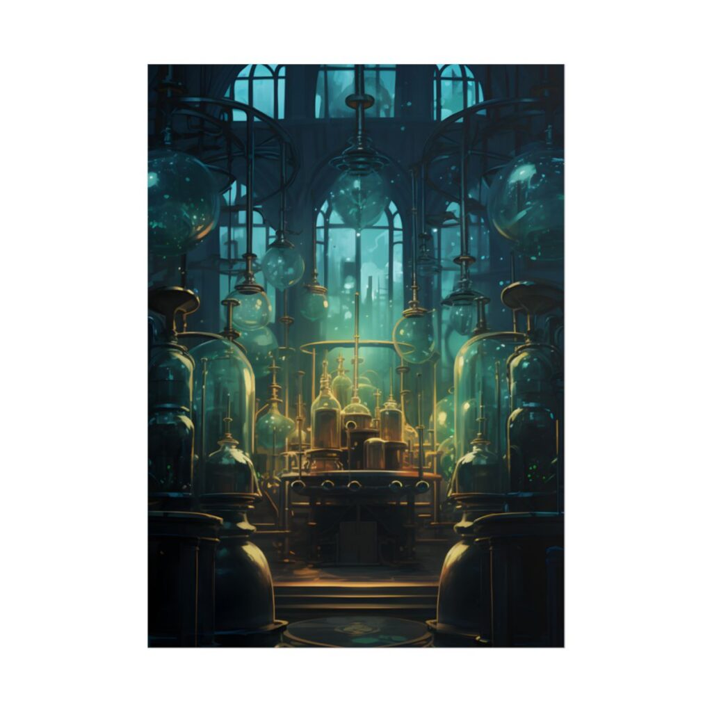Mysterious Laboratory Showcase: Vigors and Plasmids in a Scientific Experiment - Poster