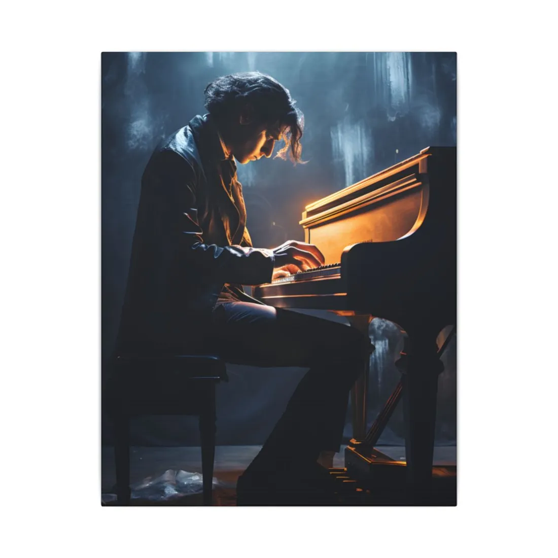 Mysterious Piano Maestro: Music - Canvas