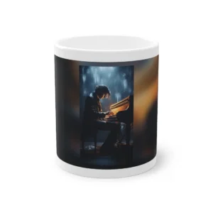 Pianist Playing Grand Piano Mug
