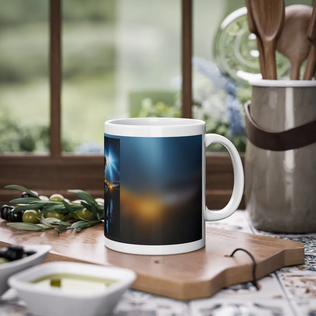 Mysterious Piano Melody: A Haunting Musical Moment - Mug