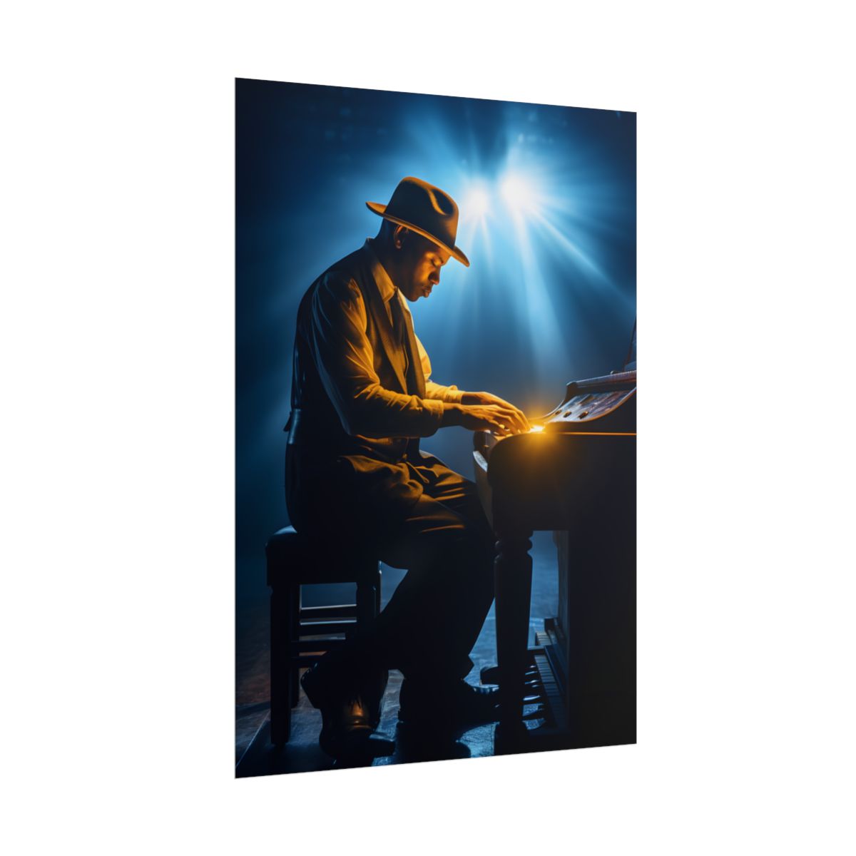 Mysterious Piano Melody: A Haunting Musical Moment - Poster