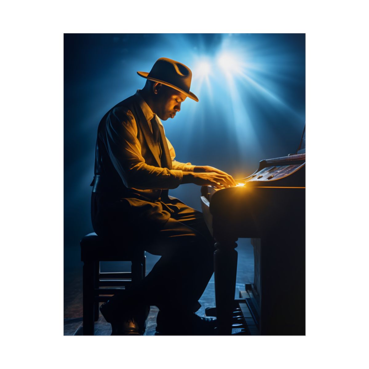 Mysterious Piano Melody: A Haunting Musical Moment - Poster