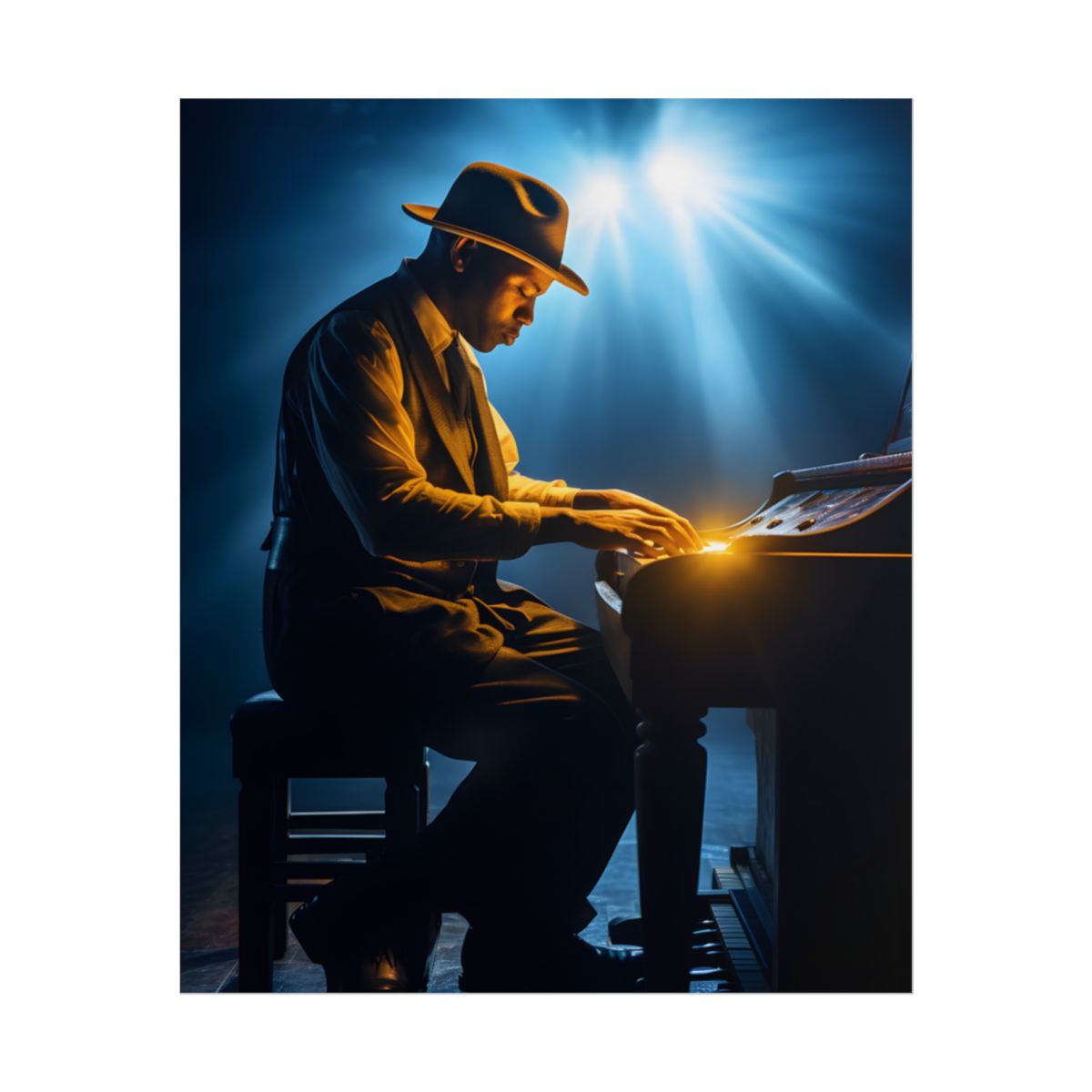 Mysterious Piano Melody: A Haunting Musical Moment - Poster