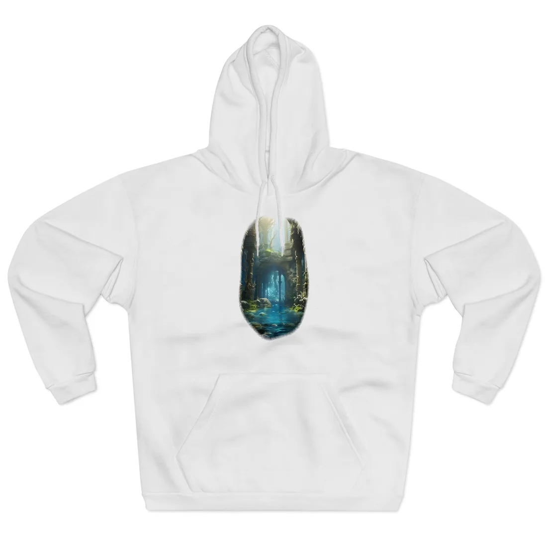 Mysterious Sunken Ancient Civilization: Underwater - Hoodie (White)