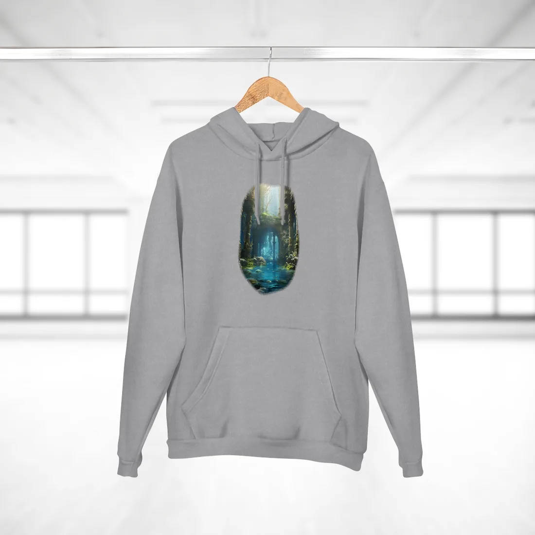 Mysterious Sunken Ancient Civilization: Underwater - Hoodie (Heather Grey)