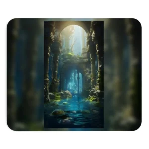 Underwater Ruins with Arches Mouse Pad