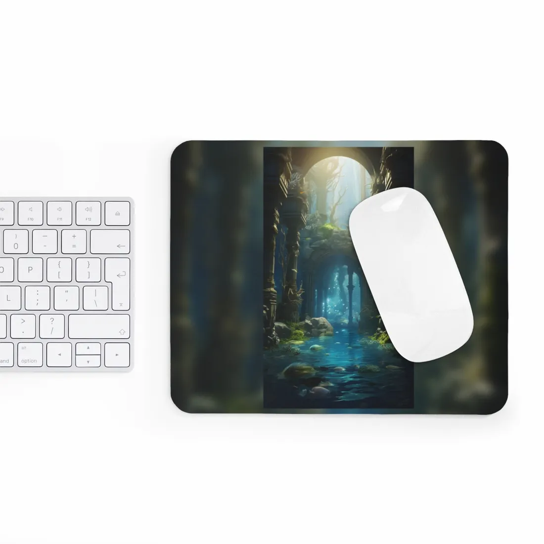 Mysterious Sunken Ancient Civilization: Underwater - Mouse Pad