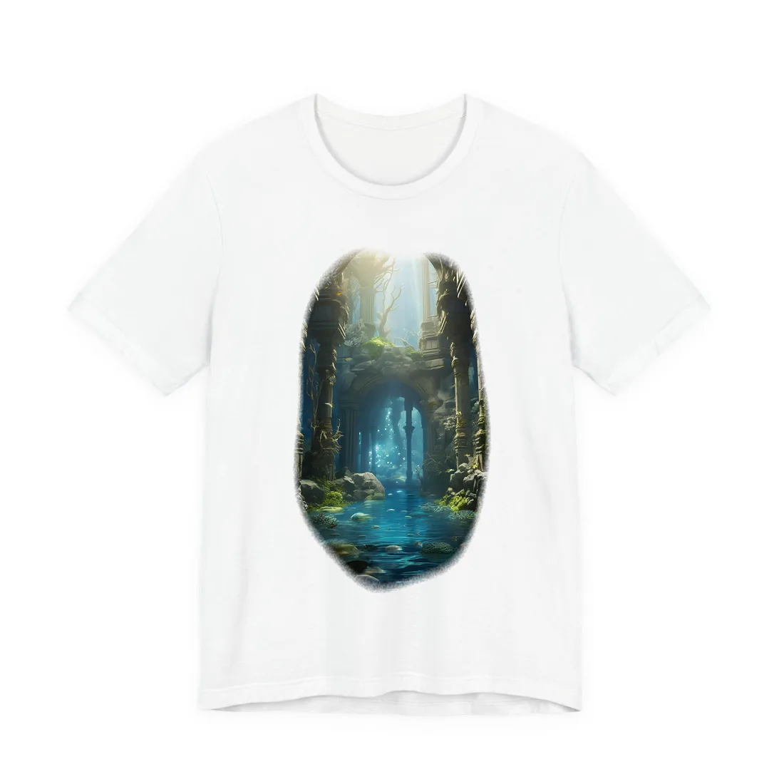 Mysterious Sunken Ancient Civilization: Underwater - T-Shirt (White)