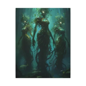 Tree Spirits in Forest Canvas Print