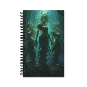 Tree Spirits in Forest Spiral Notebook