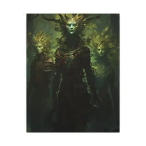 Three Forest Spirits Canvas Print