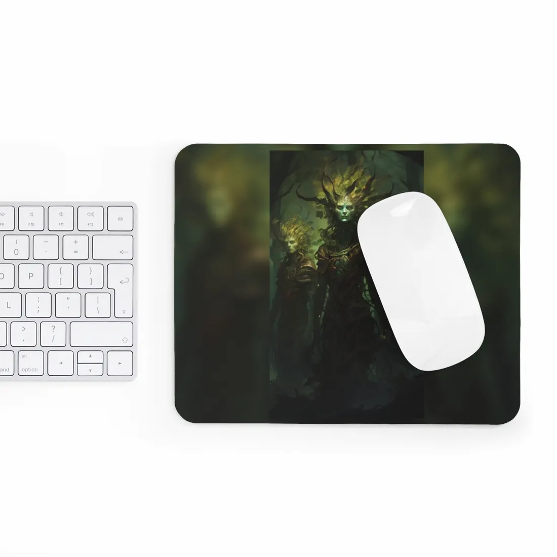 Mystical Forest Guardians: Ancient Tree Spirits Awaken - Mouse Pad