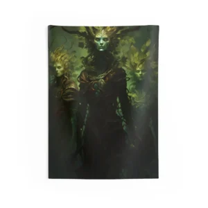 Three Forest Spirits Wall Tapestry