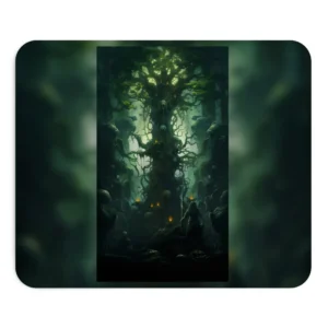 Gnarled Tree in Dark Forest Mouse Pad