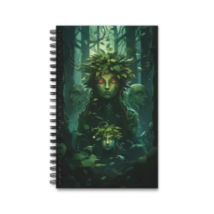 Forest Spirit Among Vines Spiral Notebook