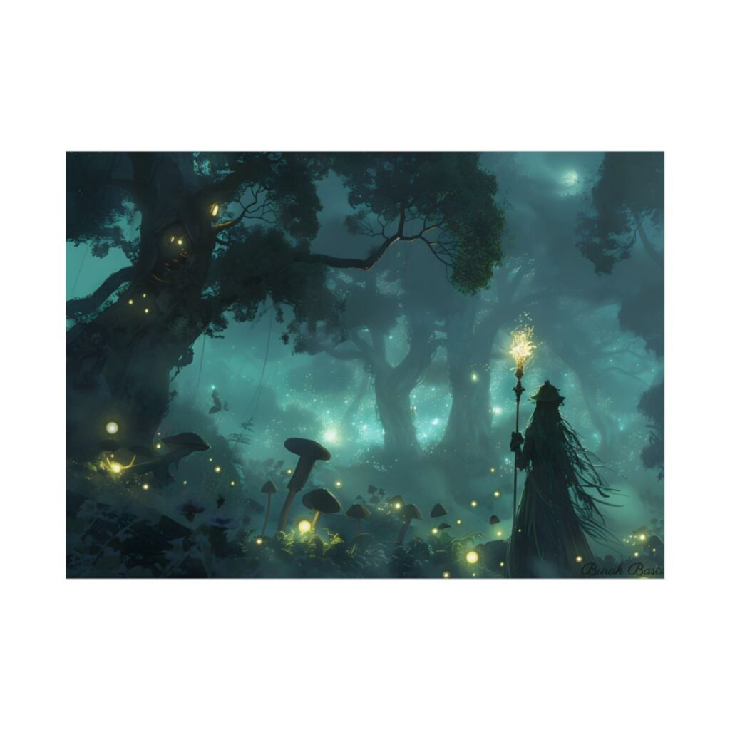 Mystical Forest Sanctuary: Ancient Secrets Revealed - Poster