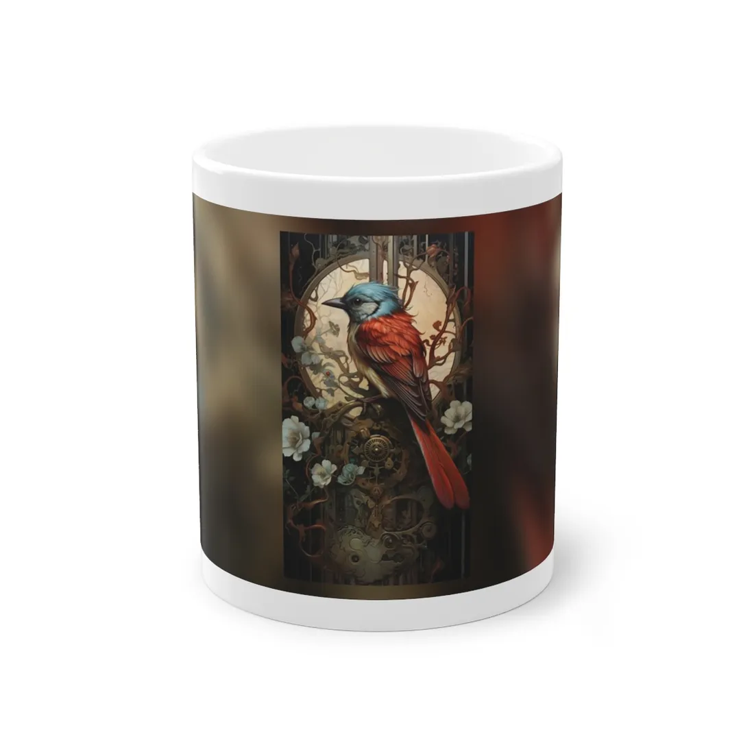 Mystical Songbird Guardian Amulet: Symbolic - Mug