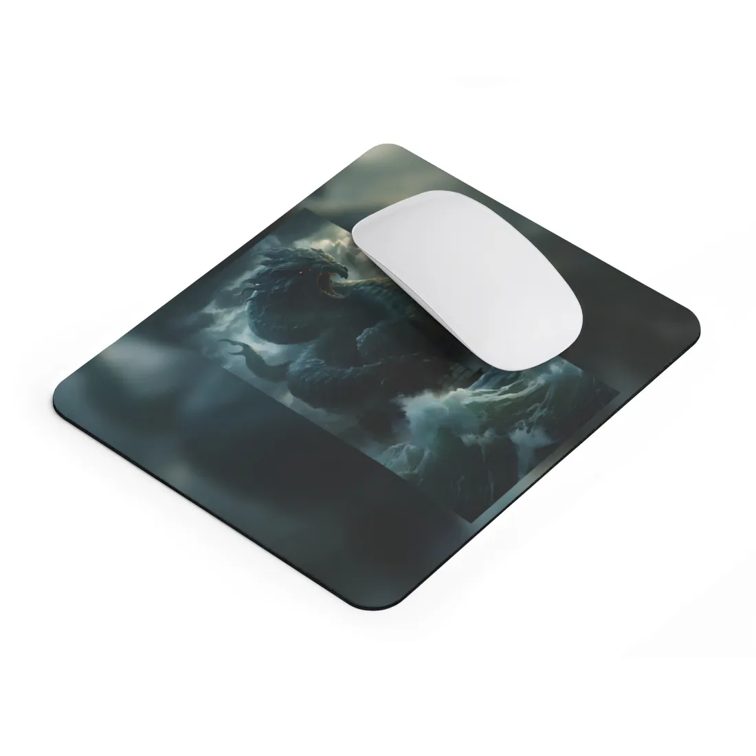 Mythic Sea Monster: Dark Ocean - Mouse Pad