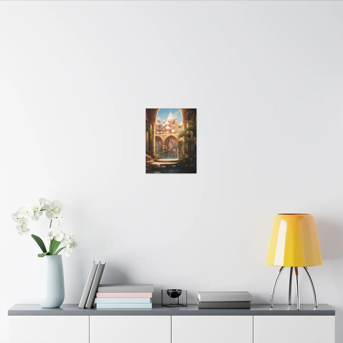 Mythical Desert Oasis: Arabian Nights Inspired - Canvas