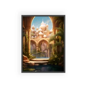 Palace Garden Archway Framed Poster