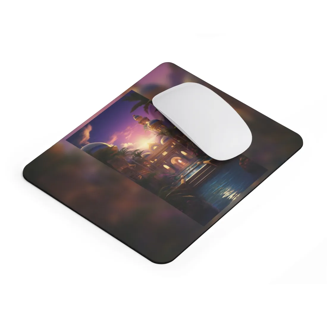 Mythical Desert Oasis: Arabian Nights-Inspired - Mouse Pad