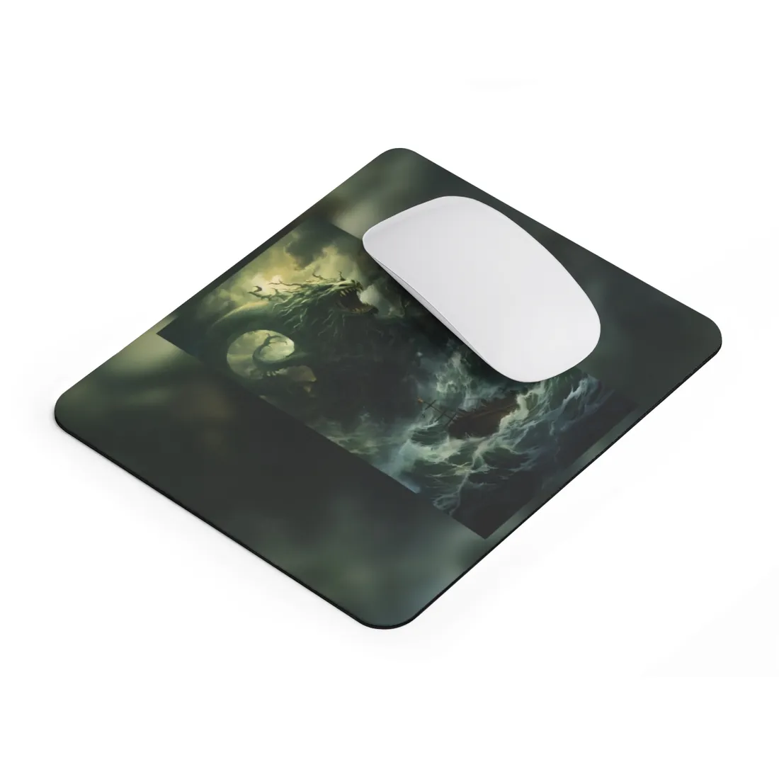 Mythical Marine Life: Ancient Sea Monster - Mouse Pad
