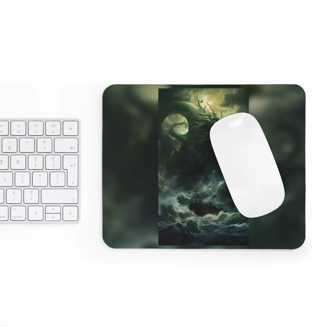 Mythical Marine Life: Ancient Sea Monster - Mouse Pad