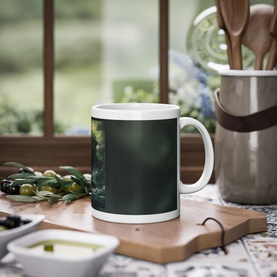 Mythical Marine Life: Ancient Sea Monster - Mug