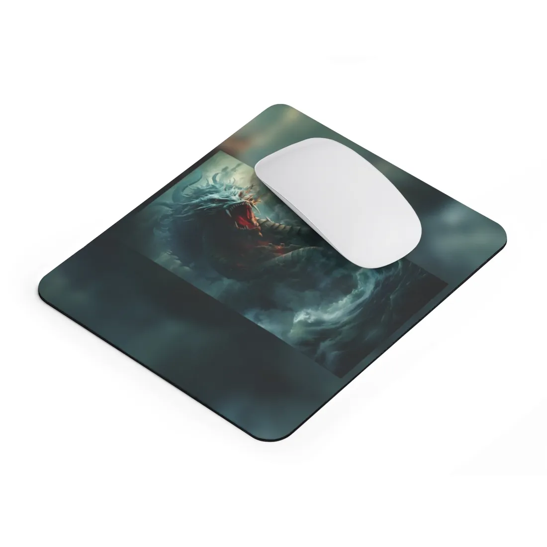 Mythical Sea Creature: Oceanic Art from Ancient Marine Mythology - Mouse Pad