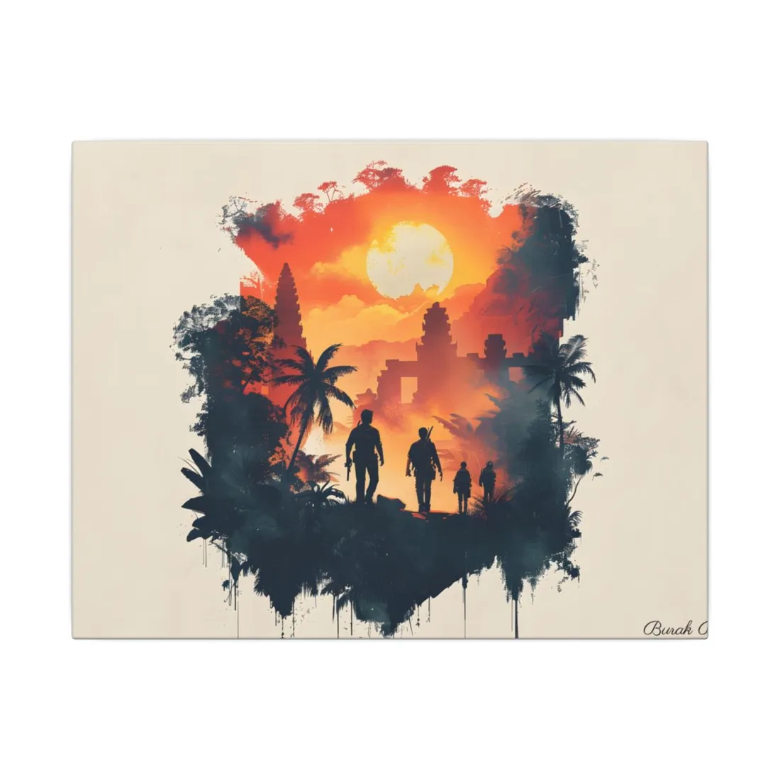 Nathan Drake's Adventure: Minimalist - Canvas