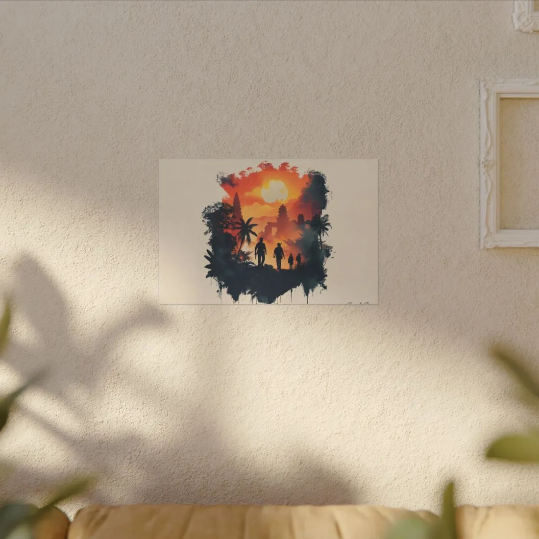 Nathan Drake's Adventure: Minimalist - Canvas