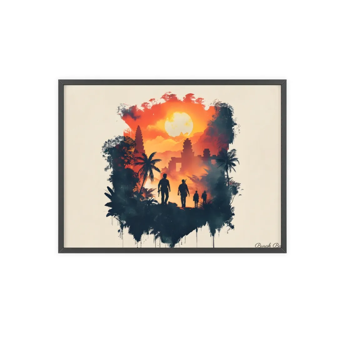 Nathan Drake's Adventure: Minimalist - Framed Poster