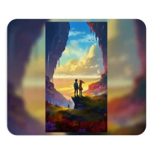 Cliffside Gaze over Domes Mouse Pad
