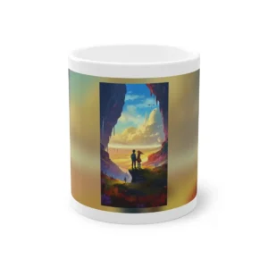 Cliffside Gaze over Domes Mug