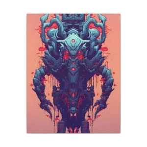Armored Robot Creature Canvas Print