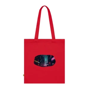 Neon City Alley Tote Bag