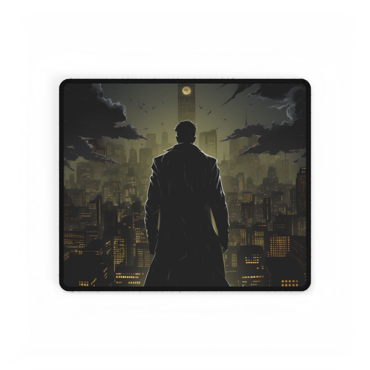 Noir Urban Fantasy: The Case of the Missing Heiress - Detective Artwork - Desk Mat