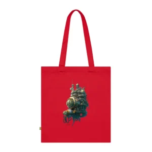 Steampunk Machine City Tote Bag