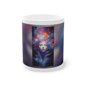 Woman with Closed Eyes Mug