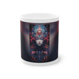 Woman with Floral Headdress Mug