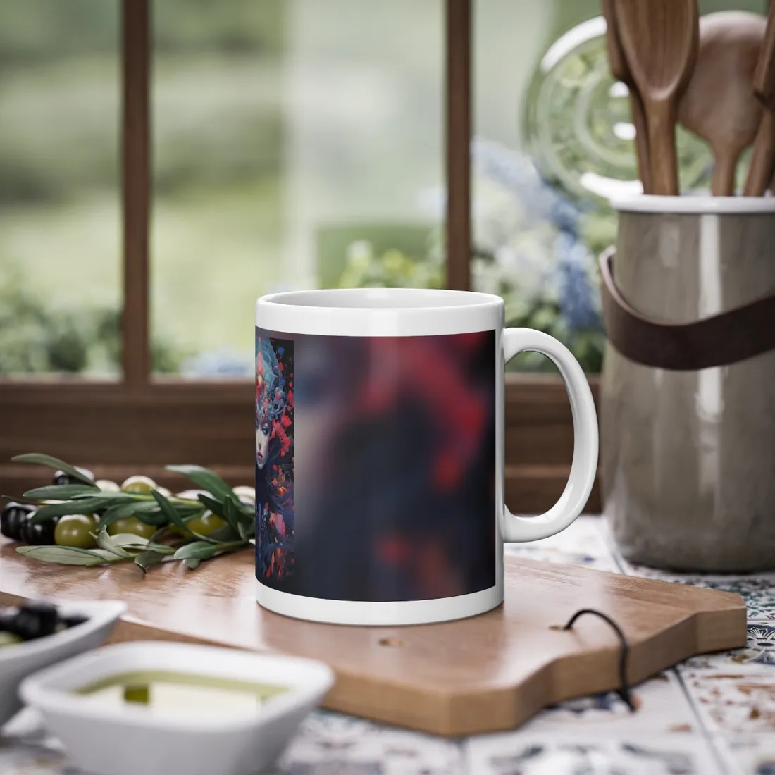 Otherworldly Celestial Dreams: Starry Night - Mug