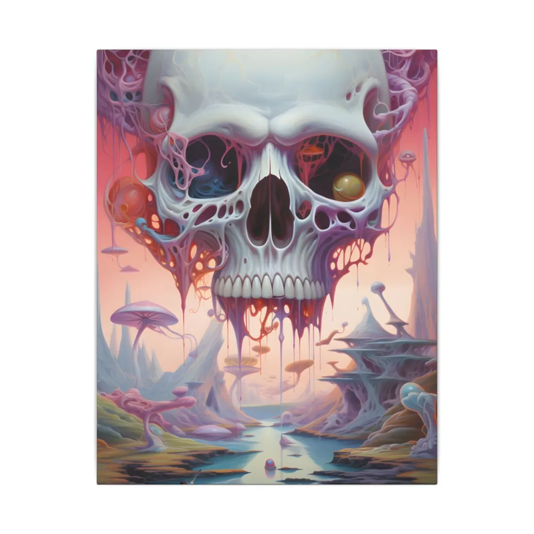 Otherworldly Portal: Tears in Reality's Fabric - Canvas