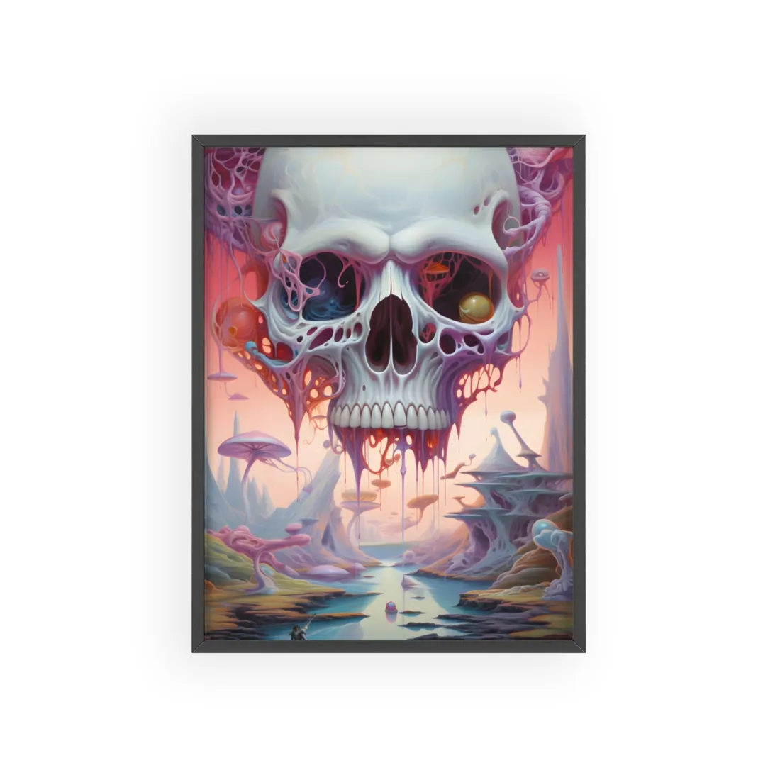Otherworldly Portal: Tears in Reality's Fabric - Framed Poster