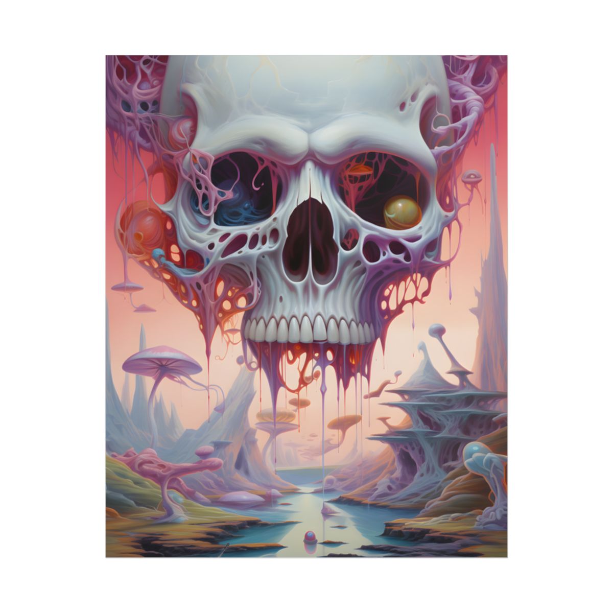 Otherworldly Portal: Tears in Reality's Fabric - Poster