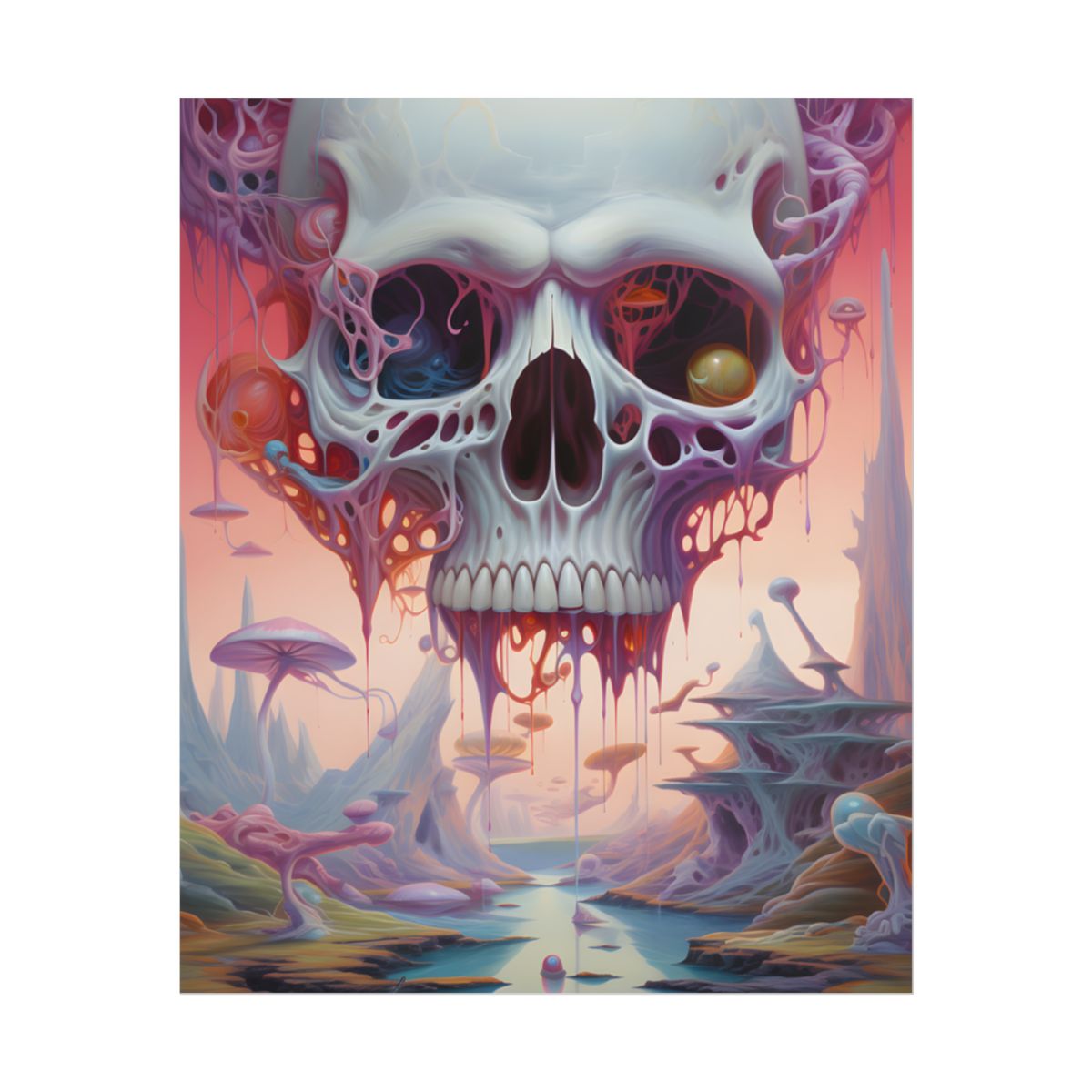Otherworldly Portal: Tears in Reality's Fabric - Poster