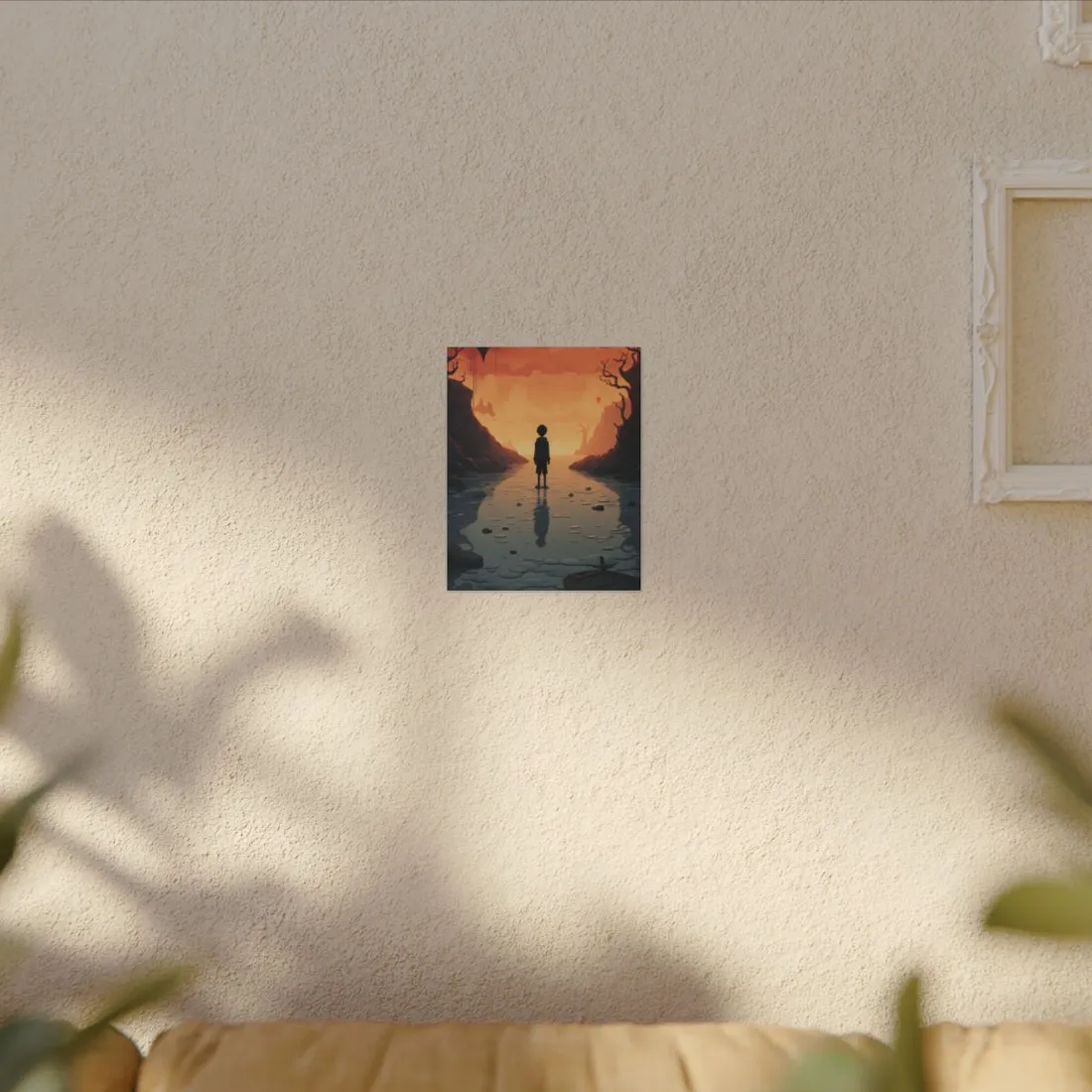 Outdoor Encounter: Two Friends in Nature - Canvas